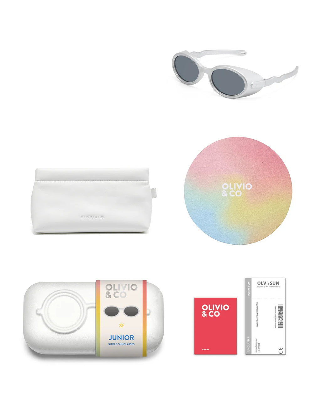 Olivio & Co TEEN & ADULT Creative Shield Sunglasse - Space Sliver