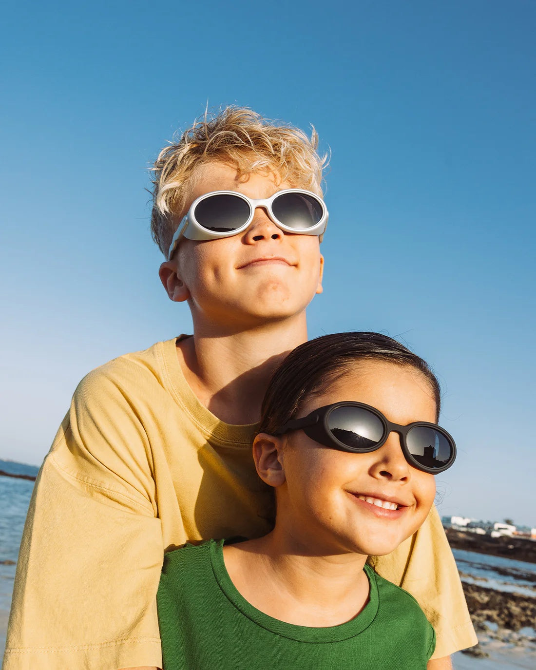 Olivio & Co JUNIOR Creative Shield Sunglasse - Space Sliver