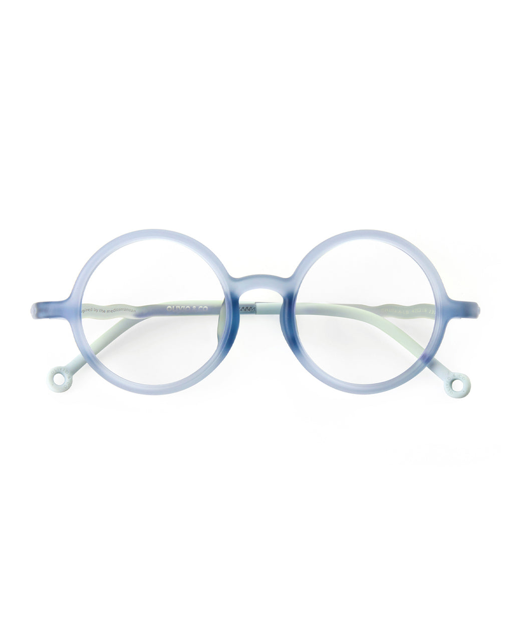 JUNIOR Round Screen Glasses - Sky Blue
