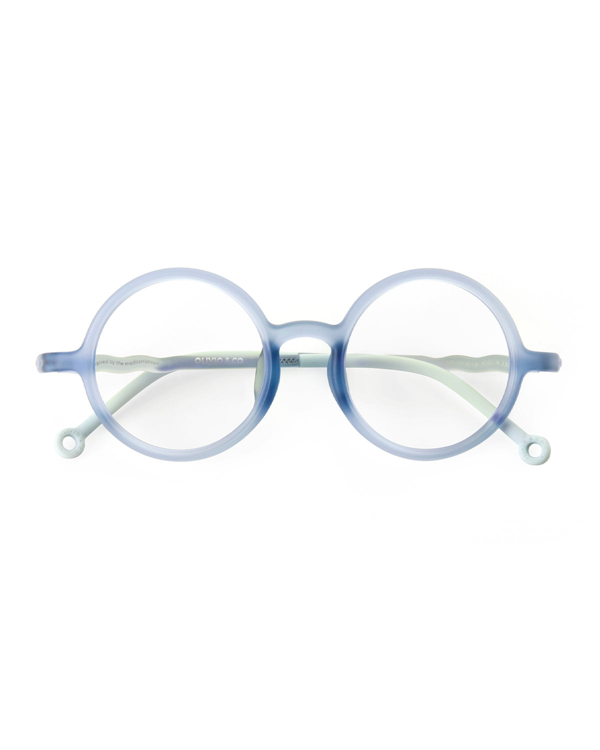 JUNIOR Round Screen Glasses - Sky Blue