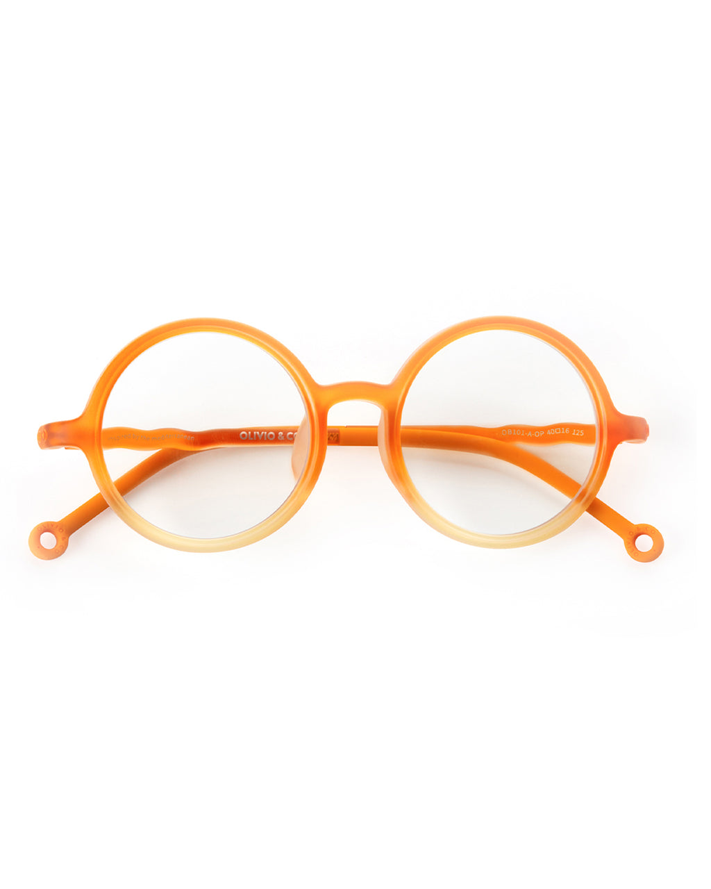 JUNIOR Round Screen Glasses - Sunrise Orange