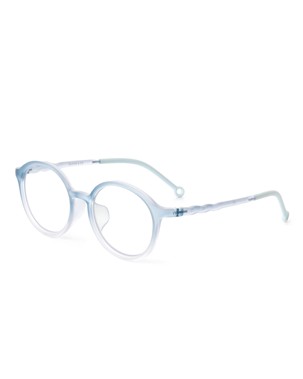 JUNIOR Oval Screen Glasses - Tranquil Blue