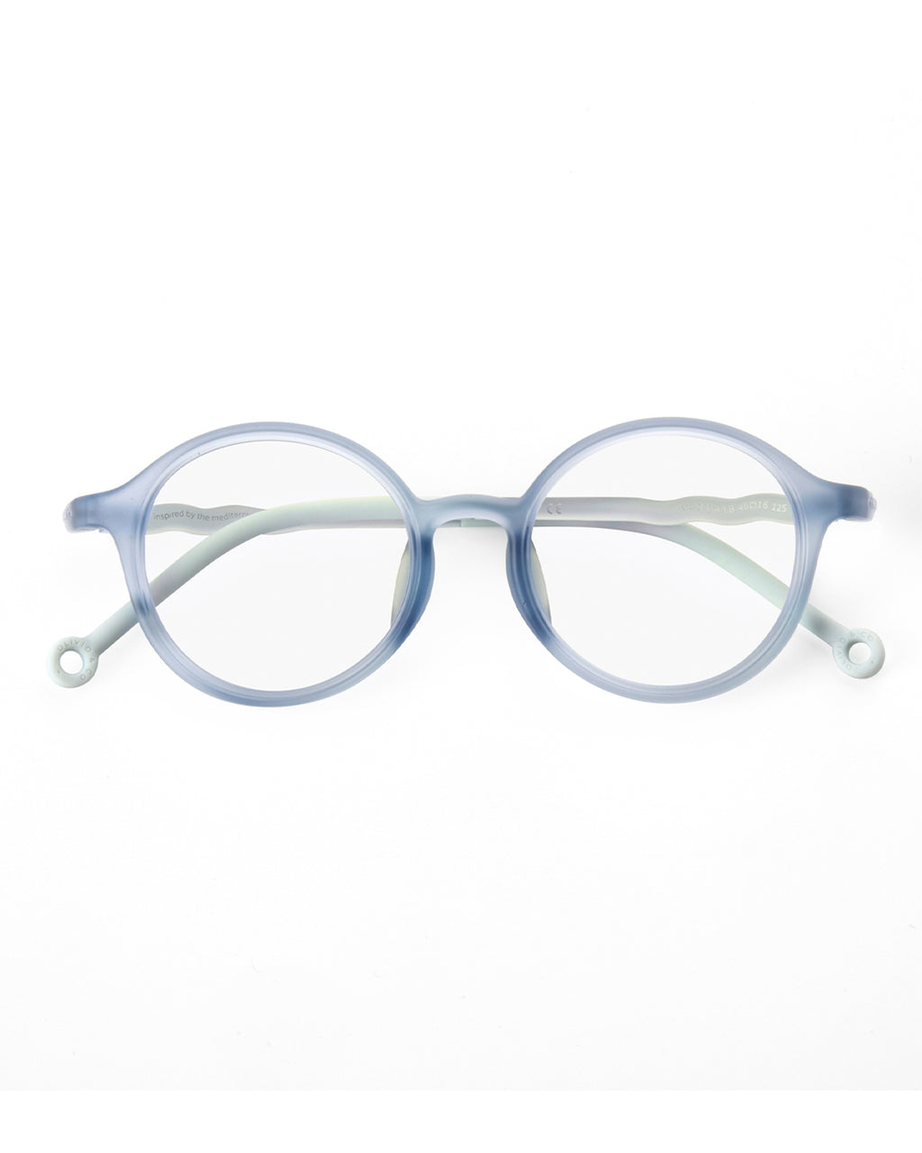 JUNIOR Oval Screen Glasses - Sky Blue