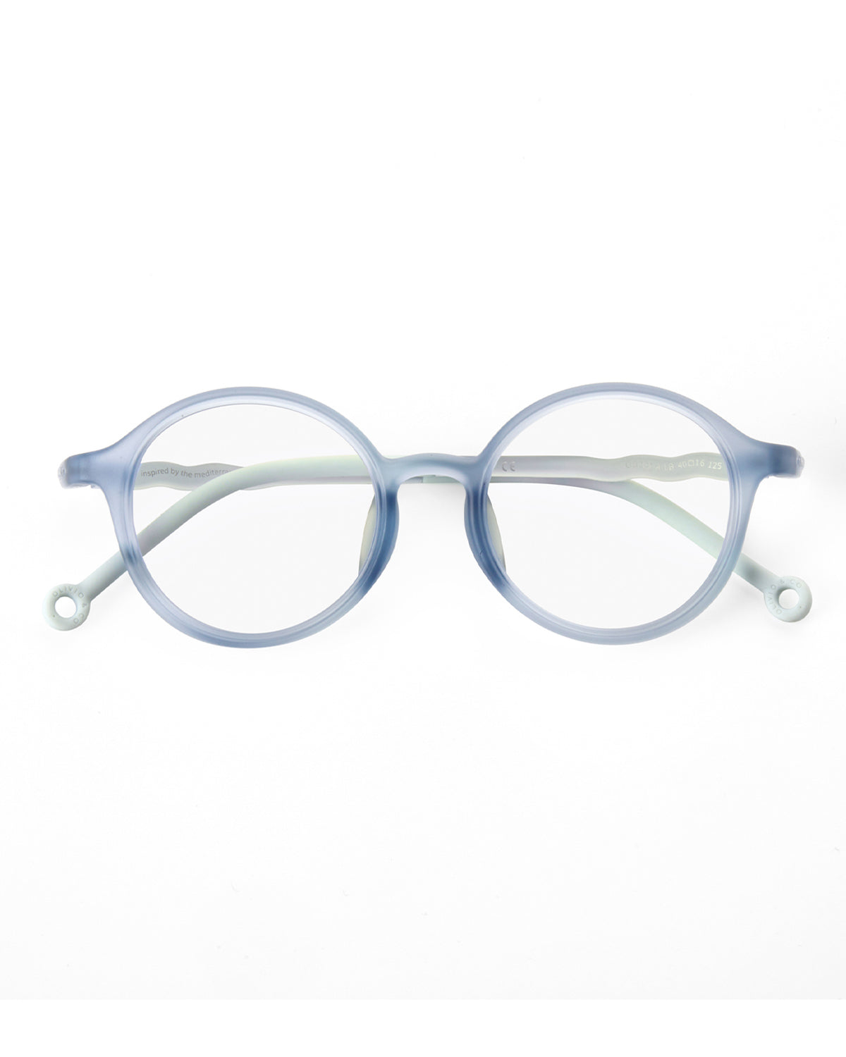 JUNIOR Oval Screen Glasses - Sky Blue
