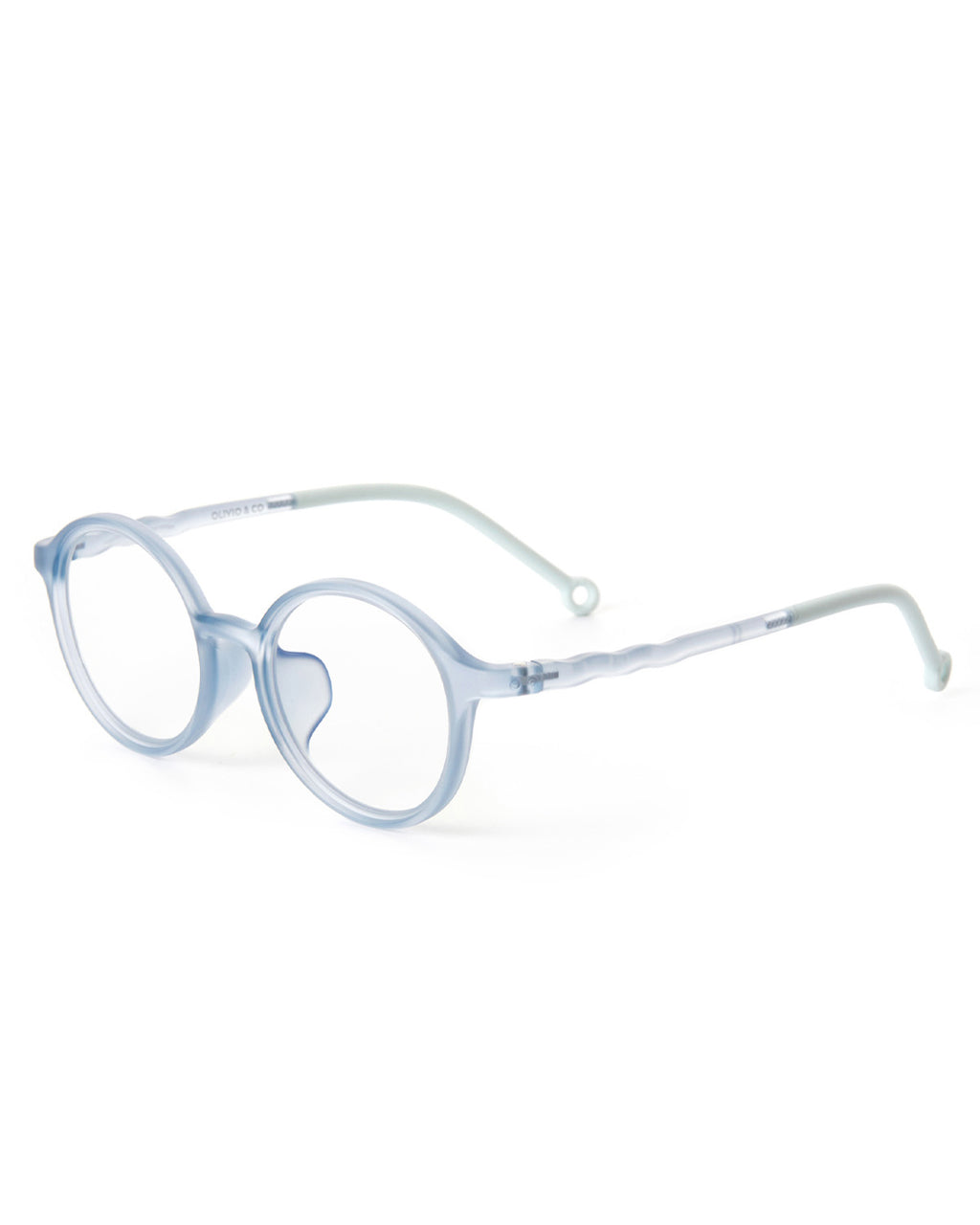 JUNIOR Oval Screen Glasses - Sky Blue