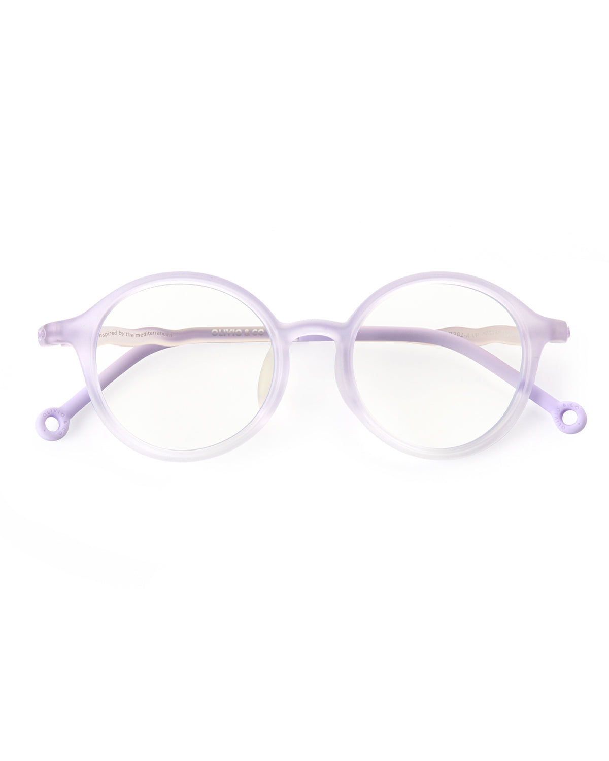JUNIOR Oval Screen Glasses - Tranquil Lavender