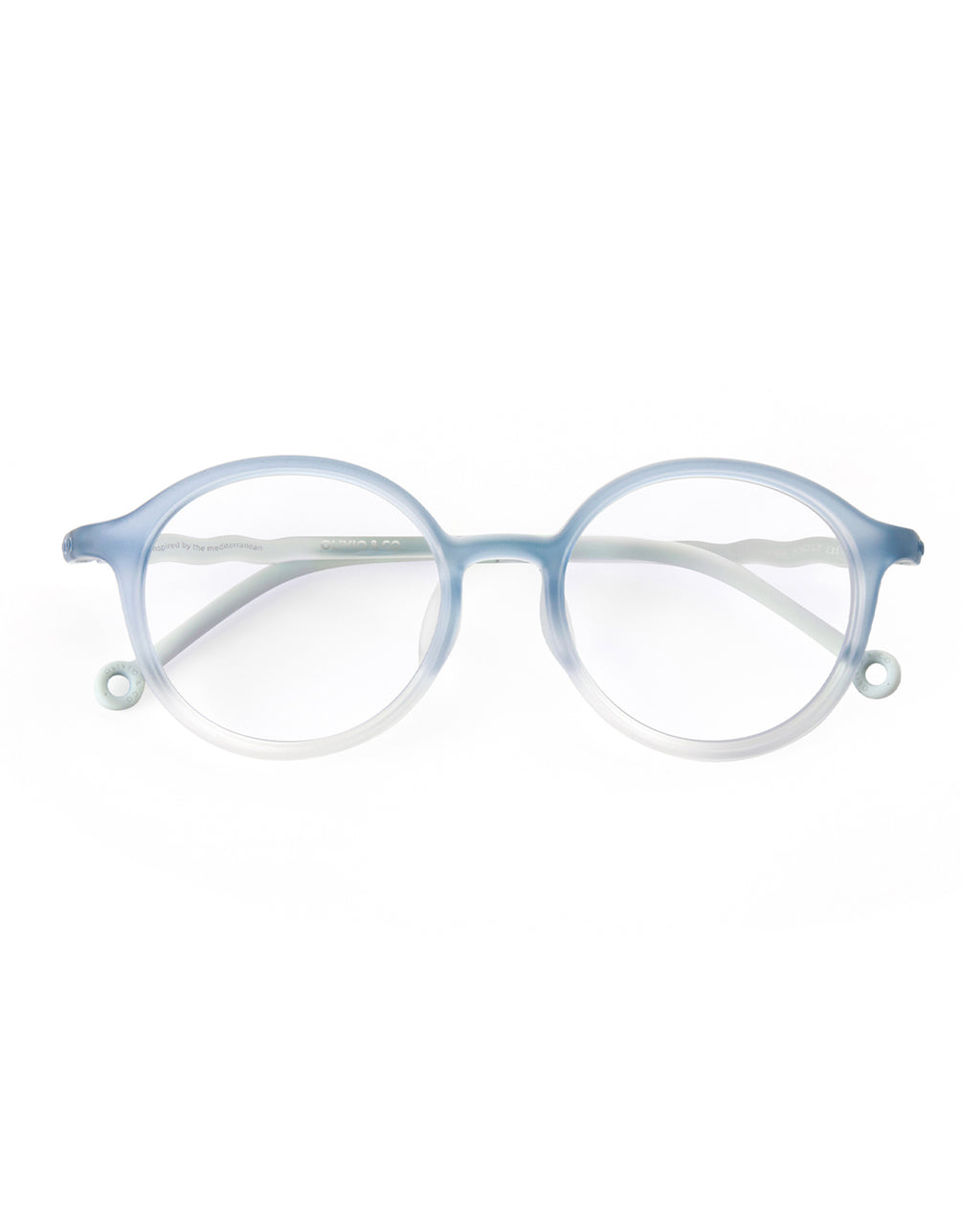 JUNIOR+ Oval Screen Glasses - Tranquil Blue