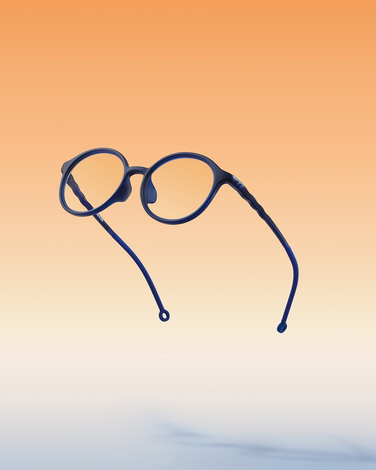 JUNIOR+ Oval Screen Glasses - Starry Blue