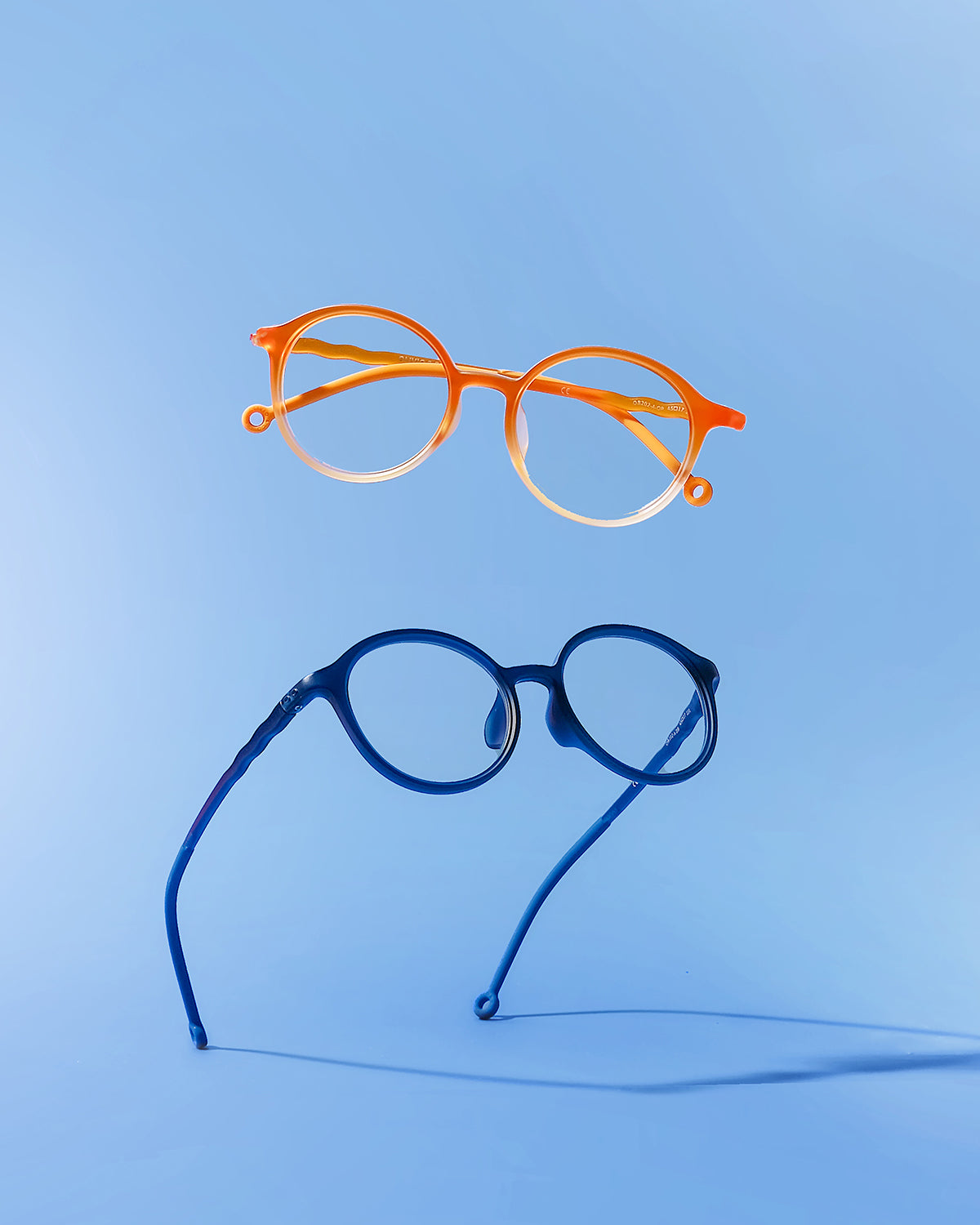 JUNIOR+ Oval Screen Glasses - Starry Blue