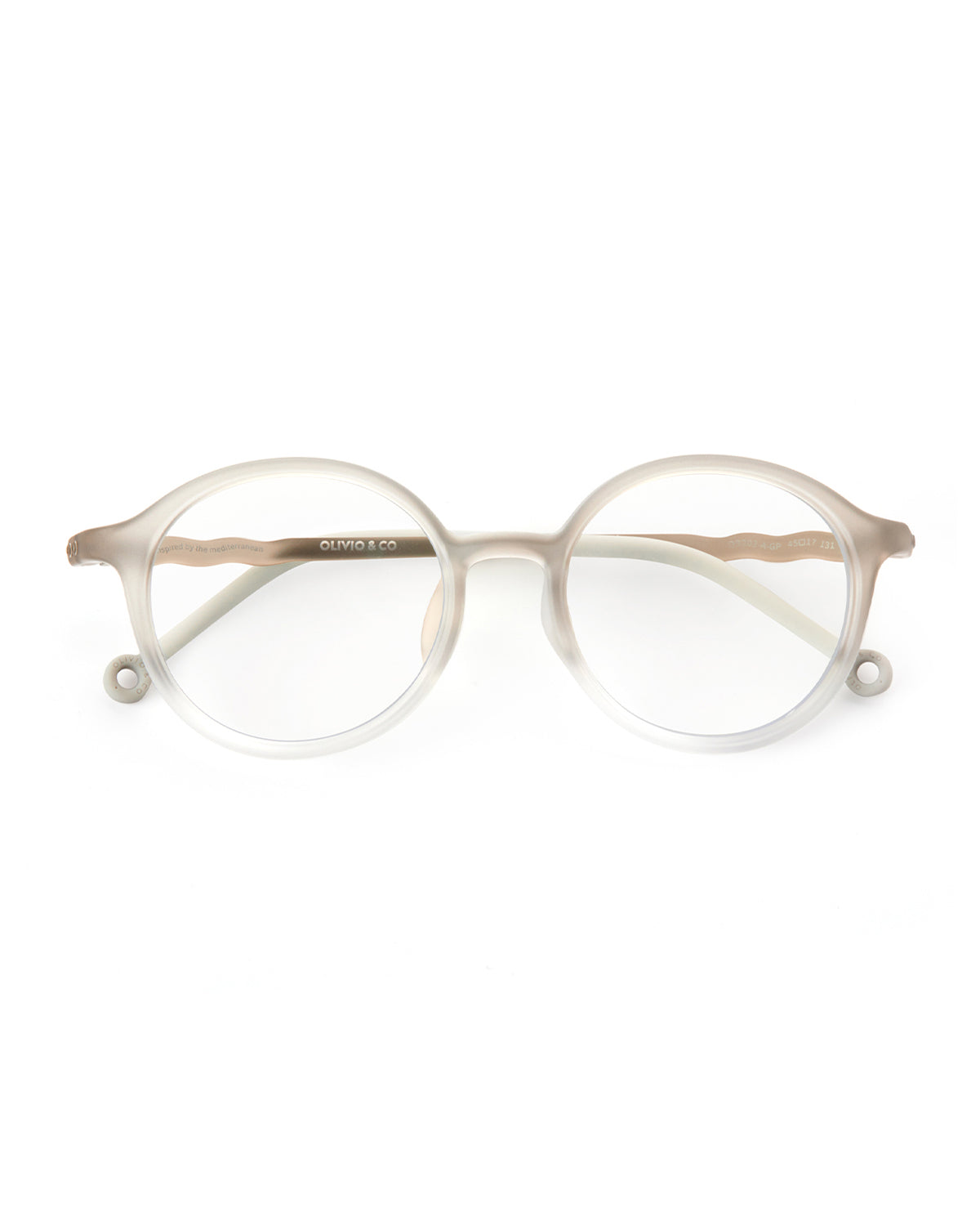 JUNIOR+ Oval Screen Glasses - Tranquil Gray