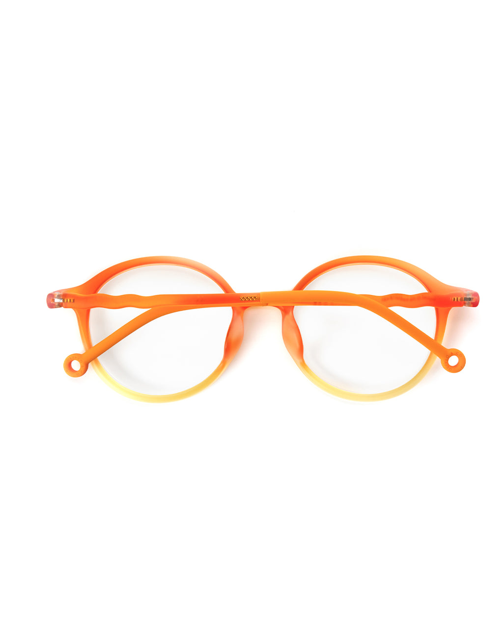 JUNIOR+ Oval Screen Glasses - Sunrise Orange