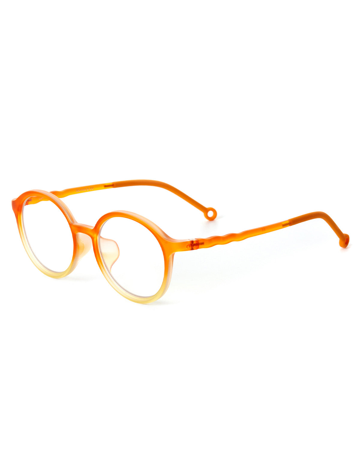 JUNIOR+ Oval Screen Glasses - Sunrise Orange