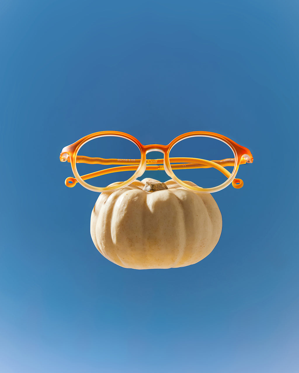 JUNIOR+ Oval Screen Glasses - Sunrise Orange