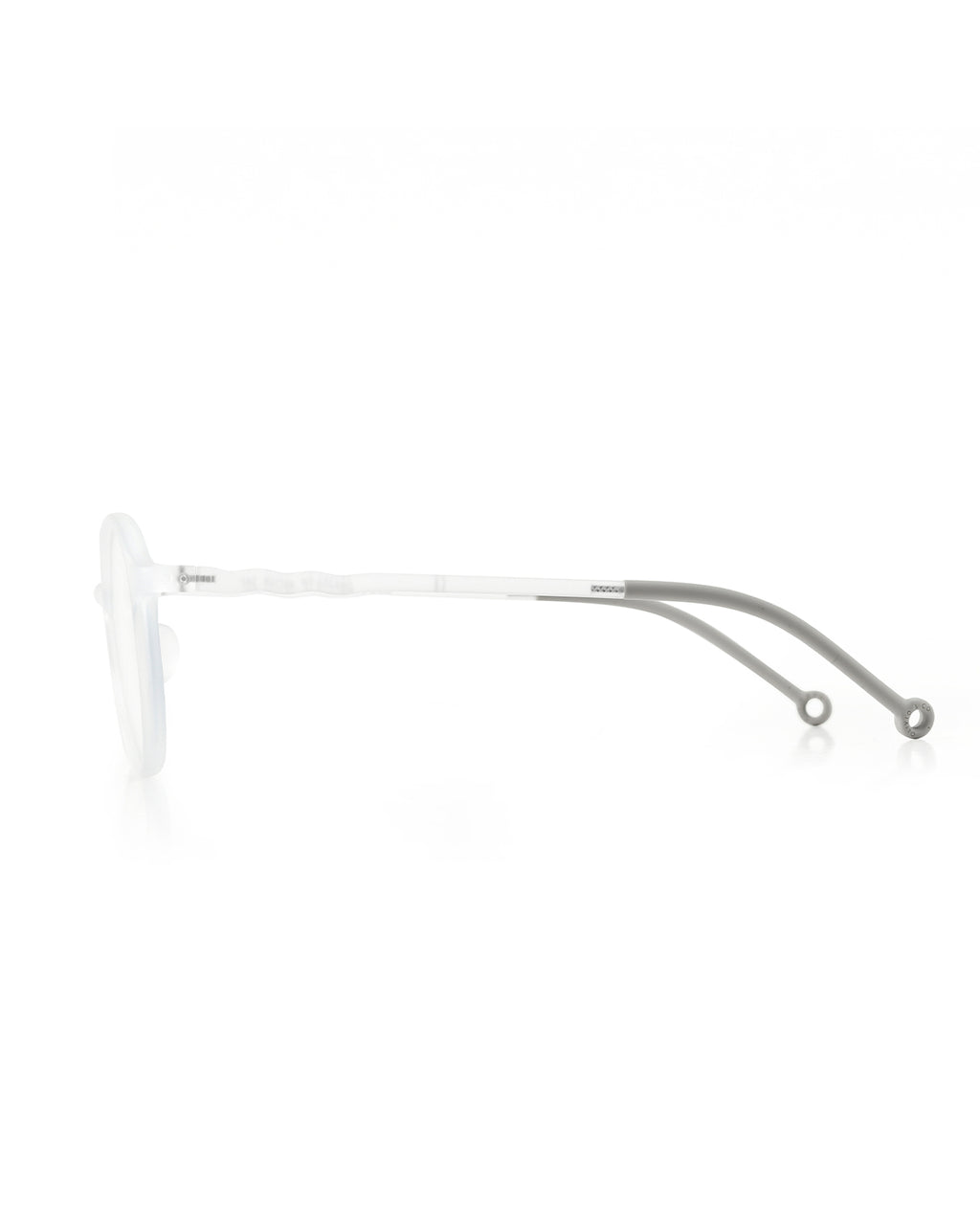 TEEN & ADULT Oval Screen Glasses - Foggy White