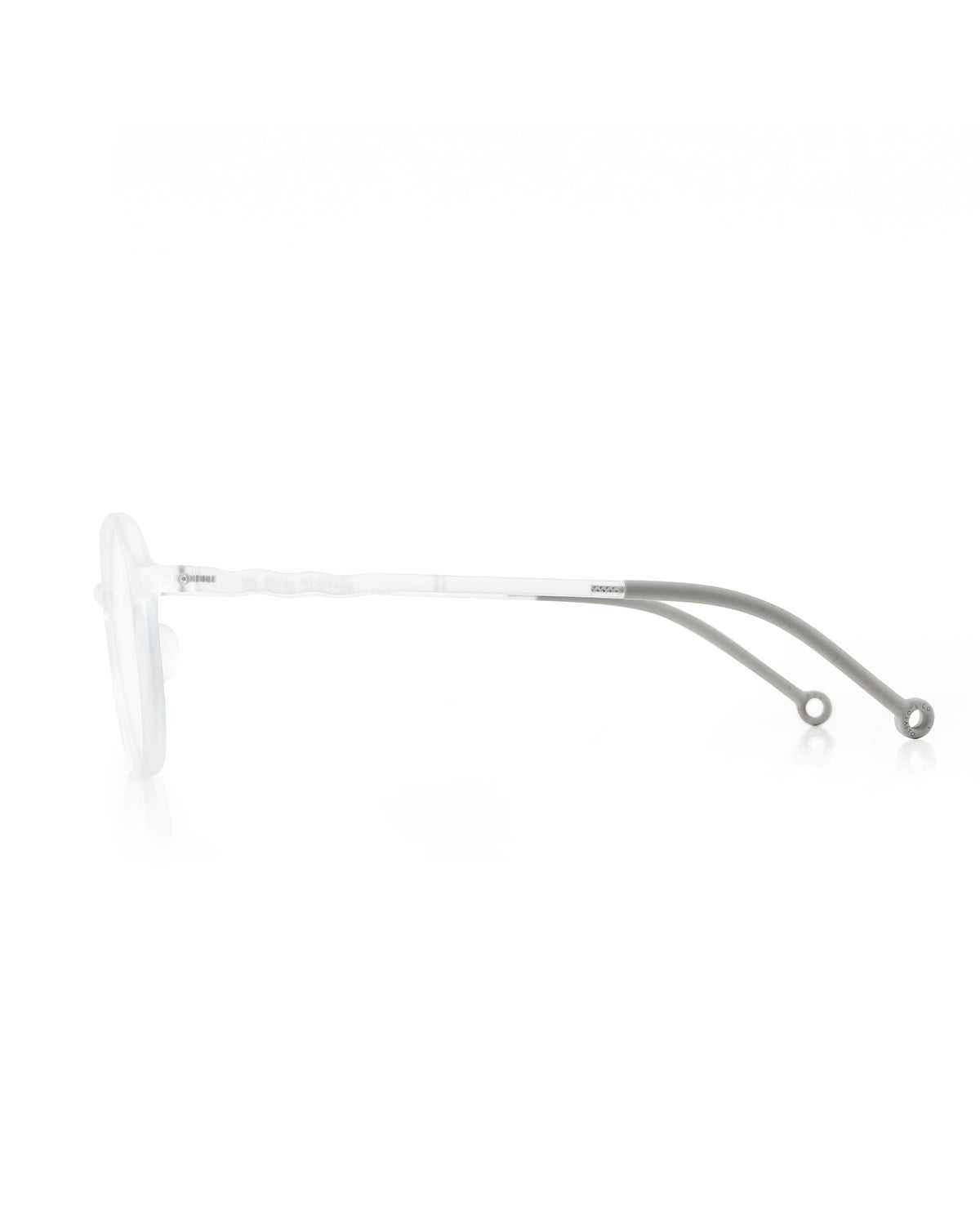 TEEN & ADULT Oval Screen Glasses - Foggy White