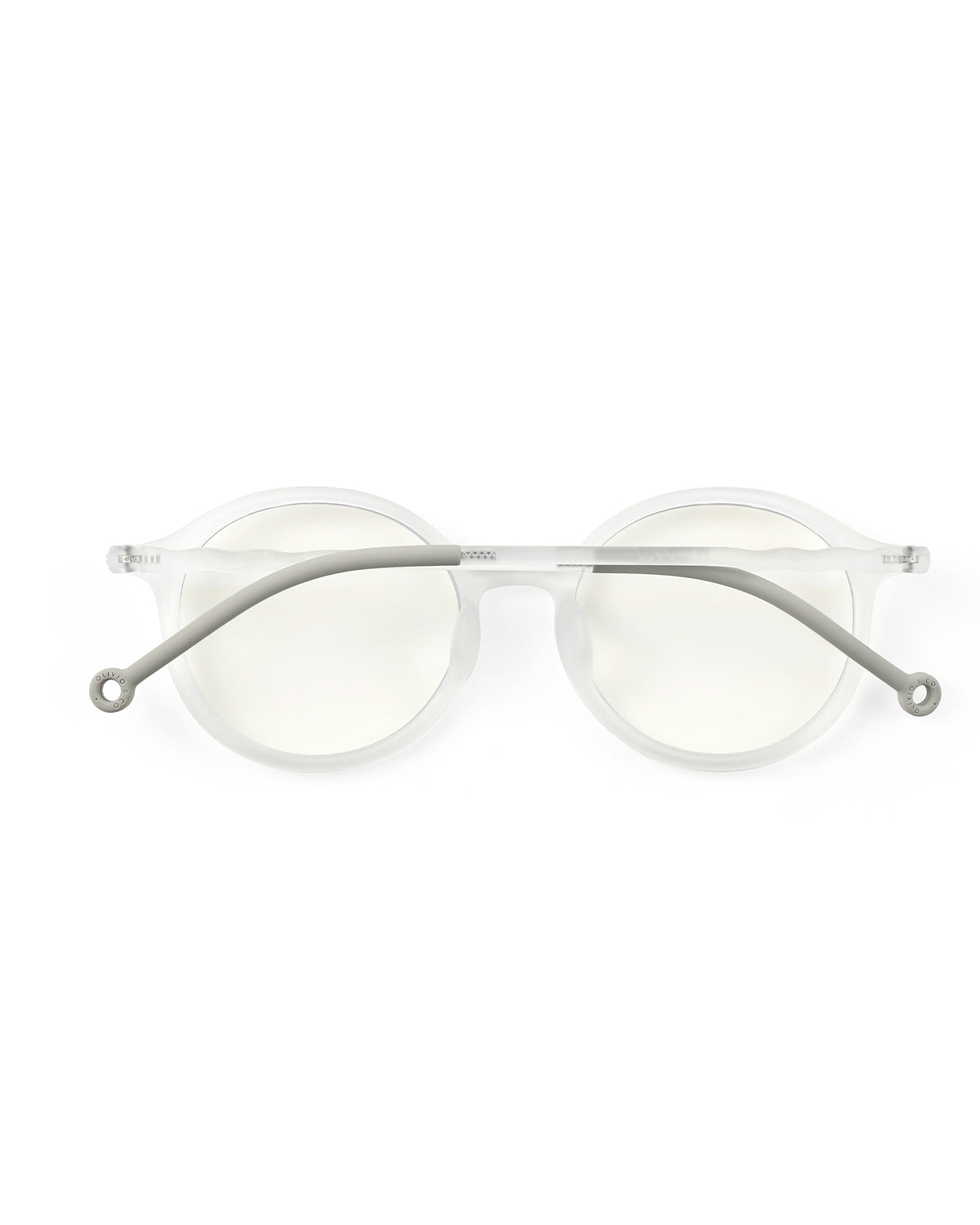 TEEN & ADULT Oval Screen Glasses - Foggy White