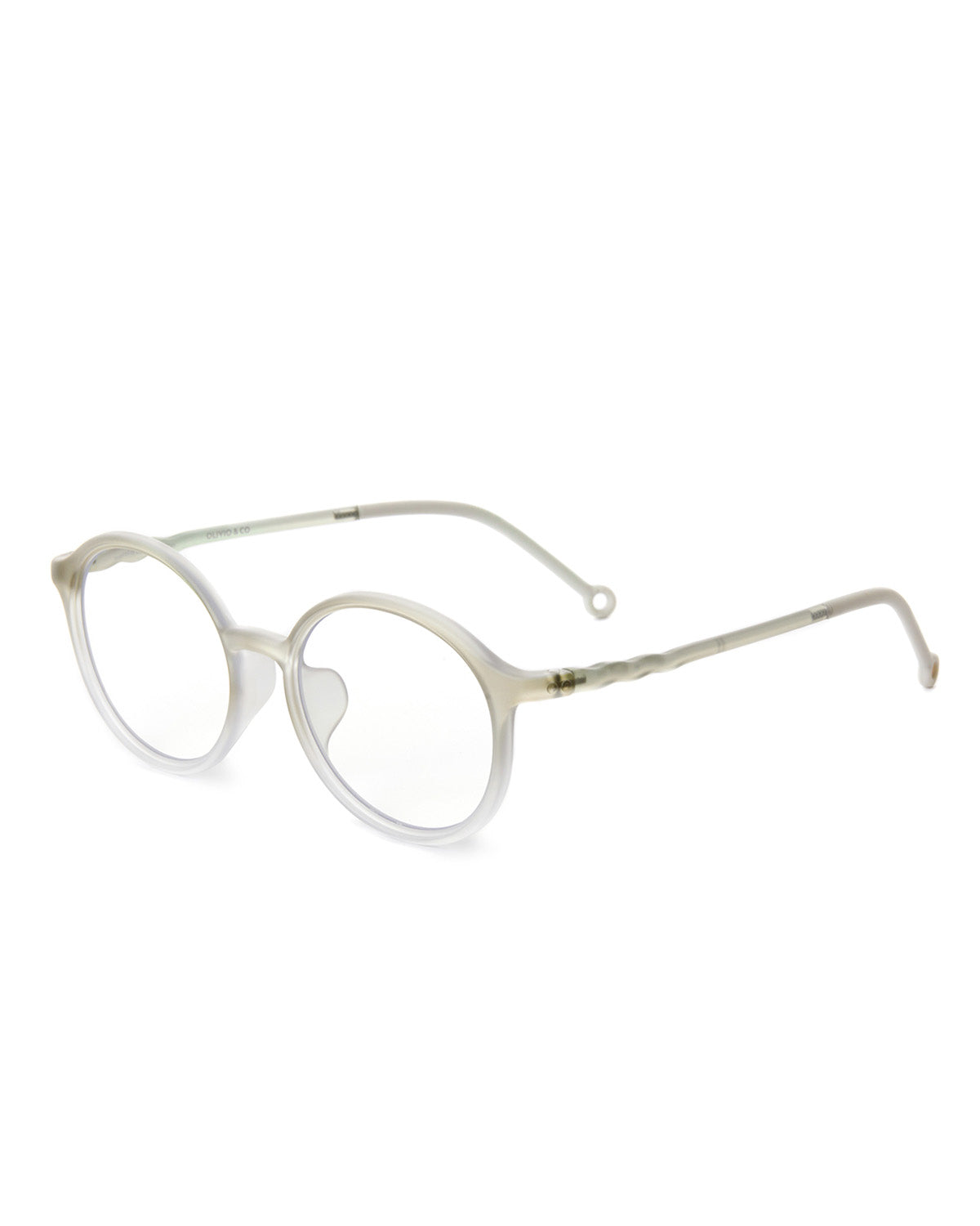 TEEN & ADULT Oval Screen Glasses - Tranquil Gray