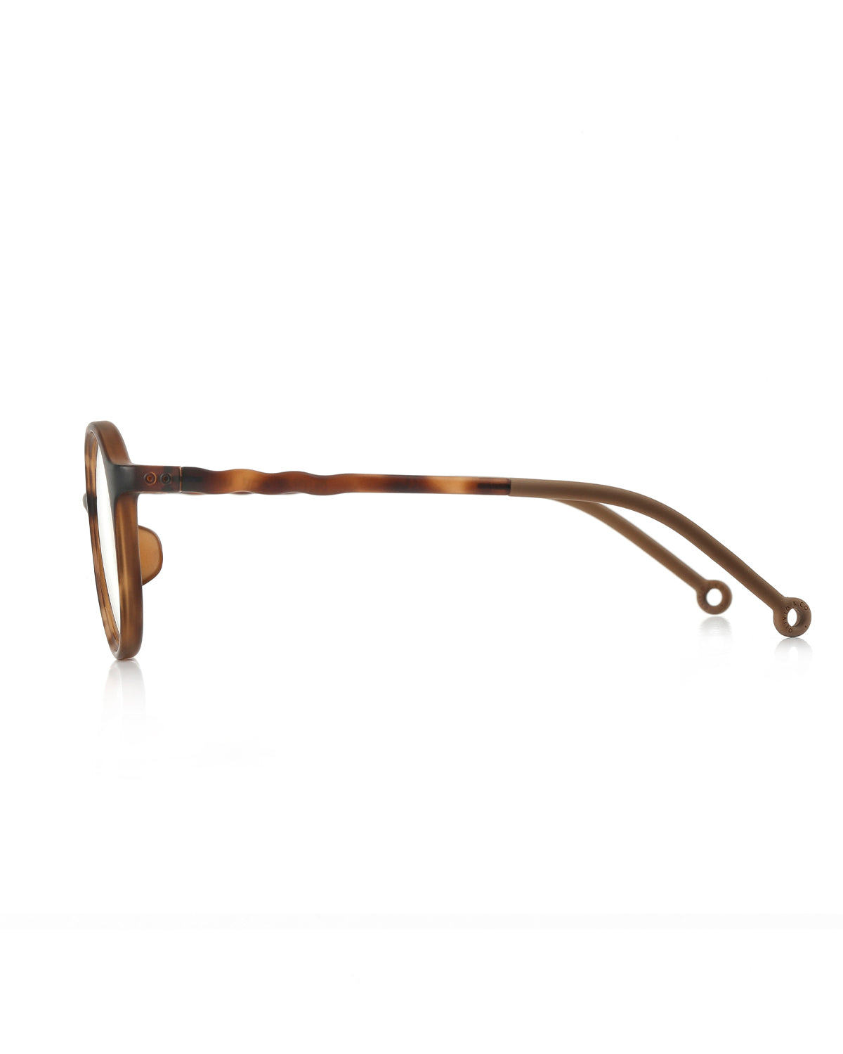 JUNIOR+ Oval Screen Glasses - Tortoiseshell