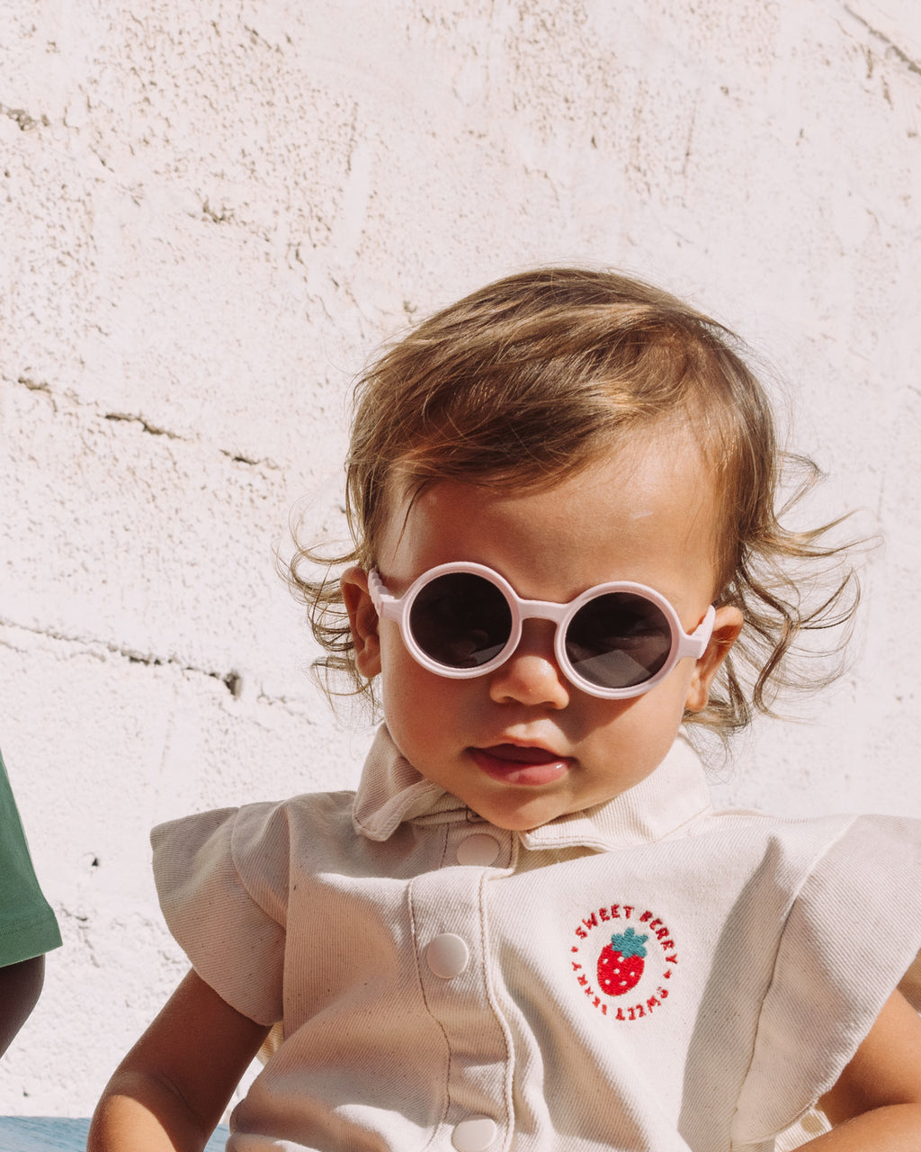KIDS Round Sunglasses - Coral Blush