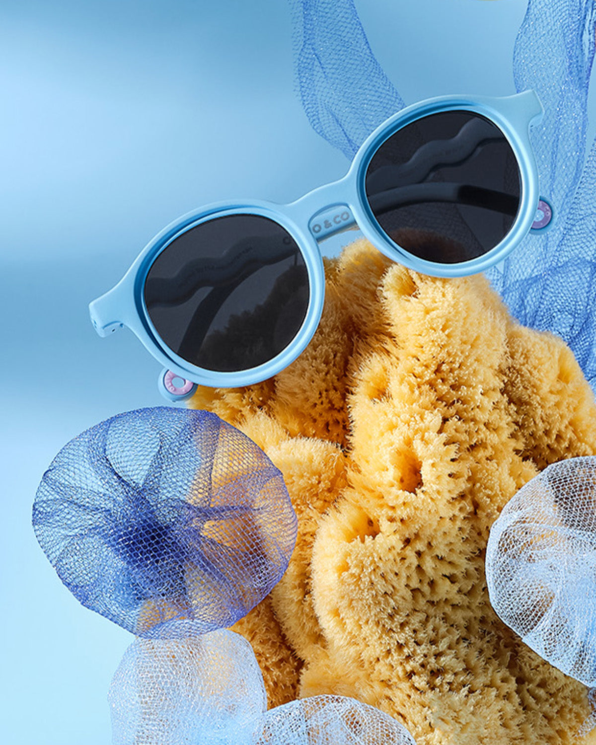 KIDS Oval Sunglasses - Reef blue