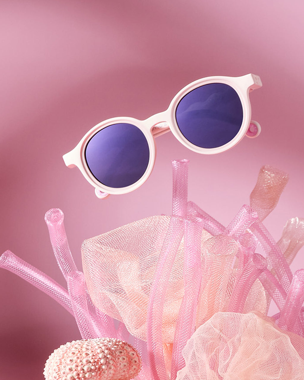 KIDS Oval Sunglasses - Coral Blush