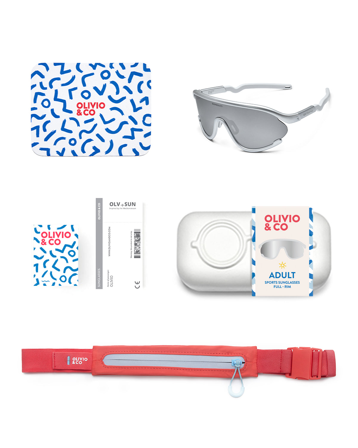 TEEN & ADULT Full-Rim Sports Sunglasses