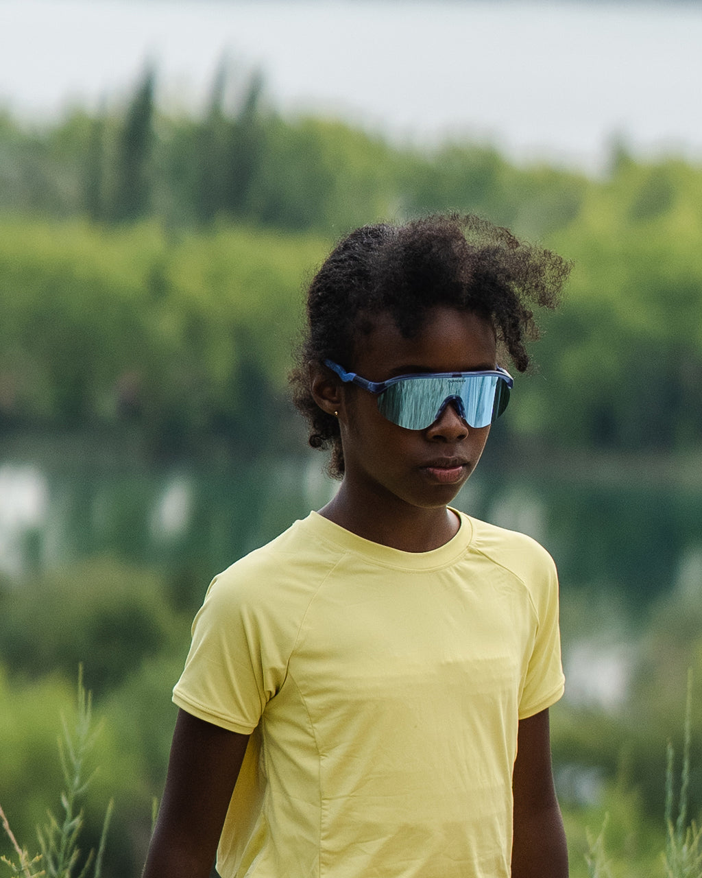 JUNIOR+ Half-Rim Sports Sunglasses