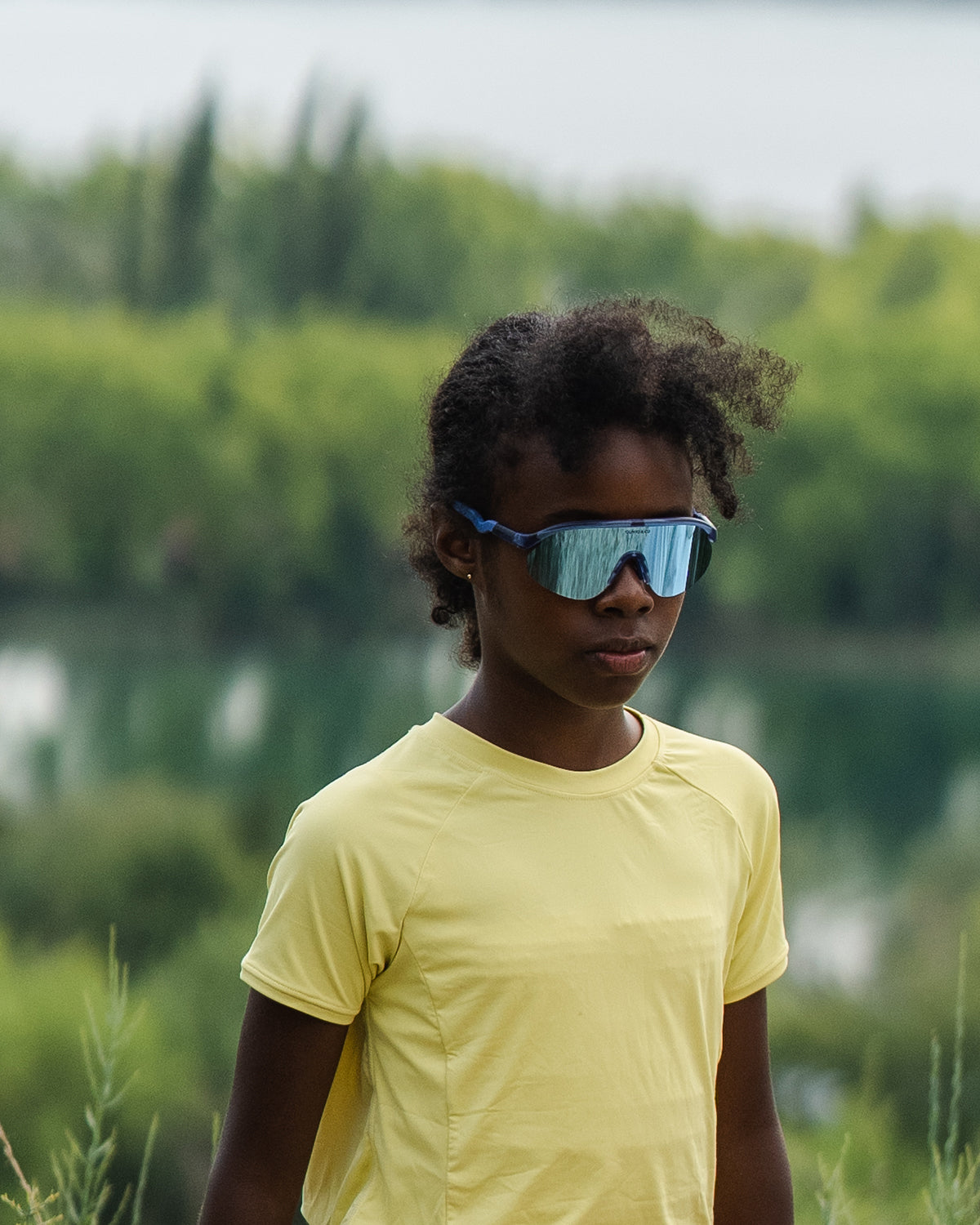 JUNIOR+ Half-Rim Sports Sunglasses