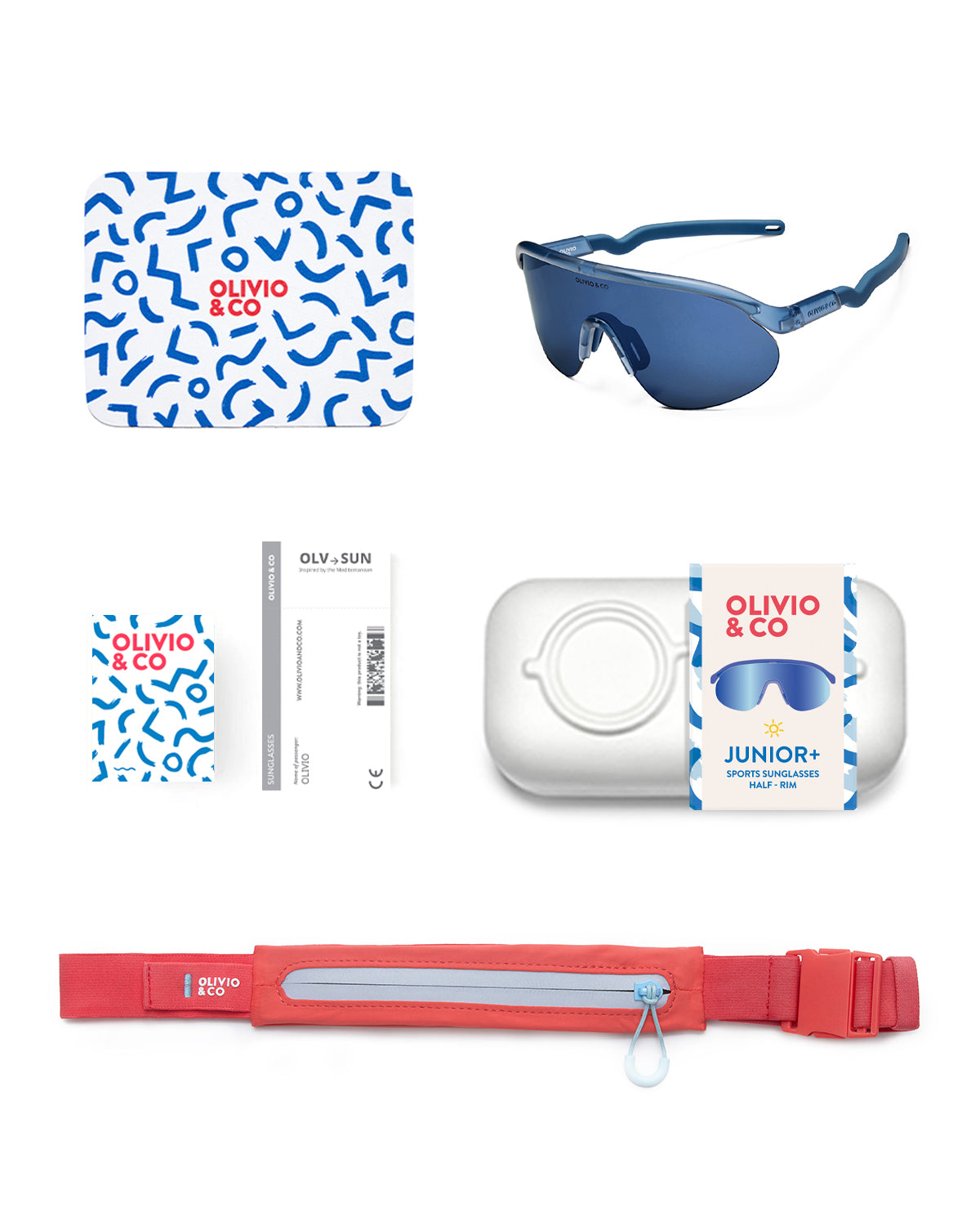 JUNIOR+ Half-Rim Sports Sunglasses