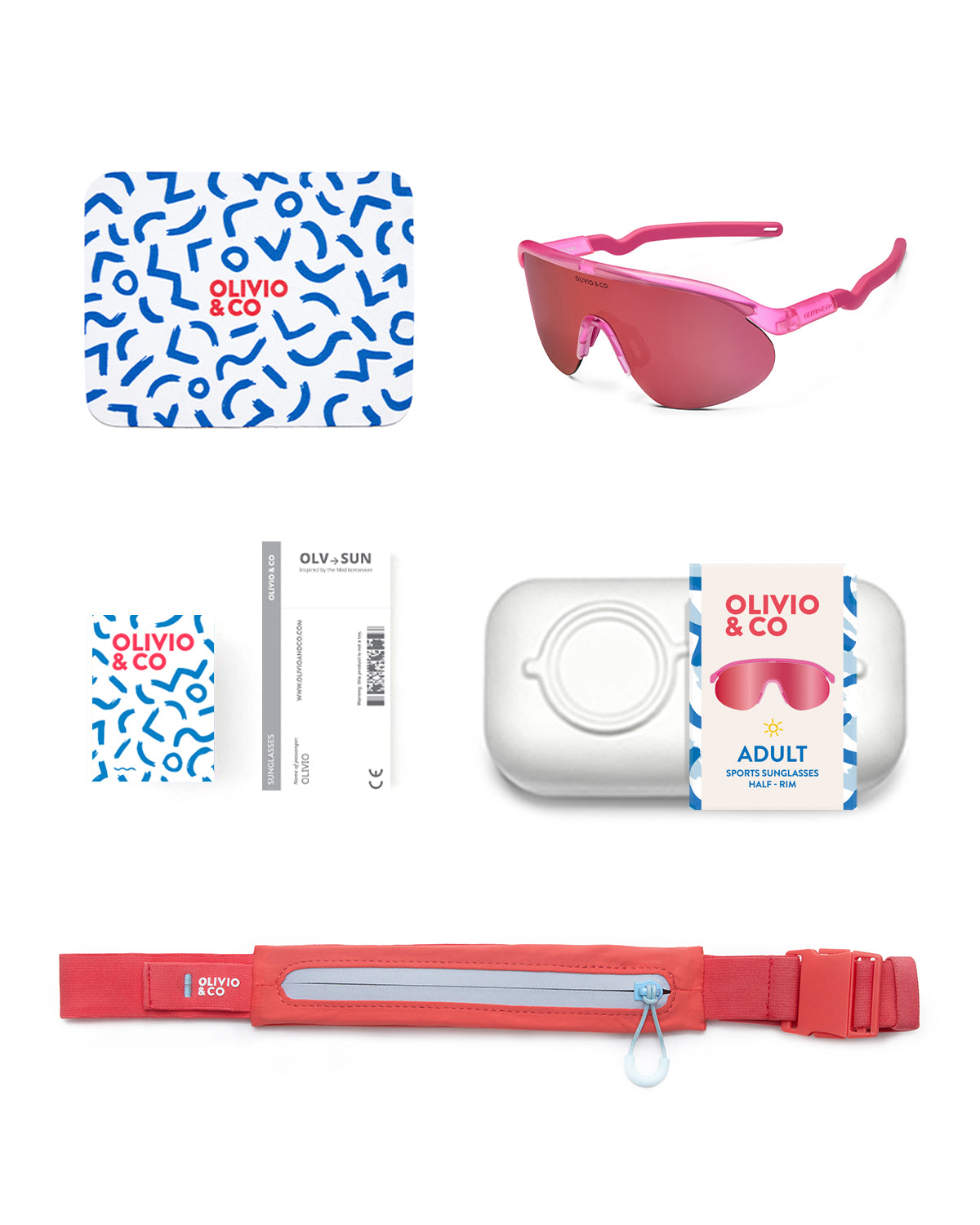 TEEN & ADULT Half-Rim Sports Sunglasses