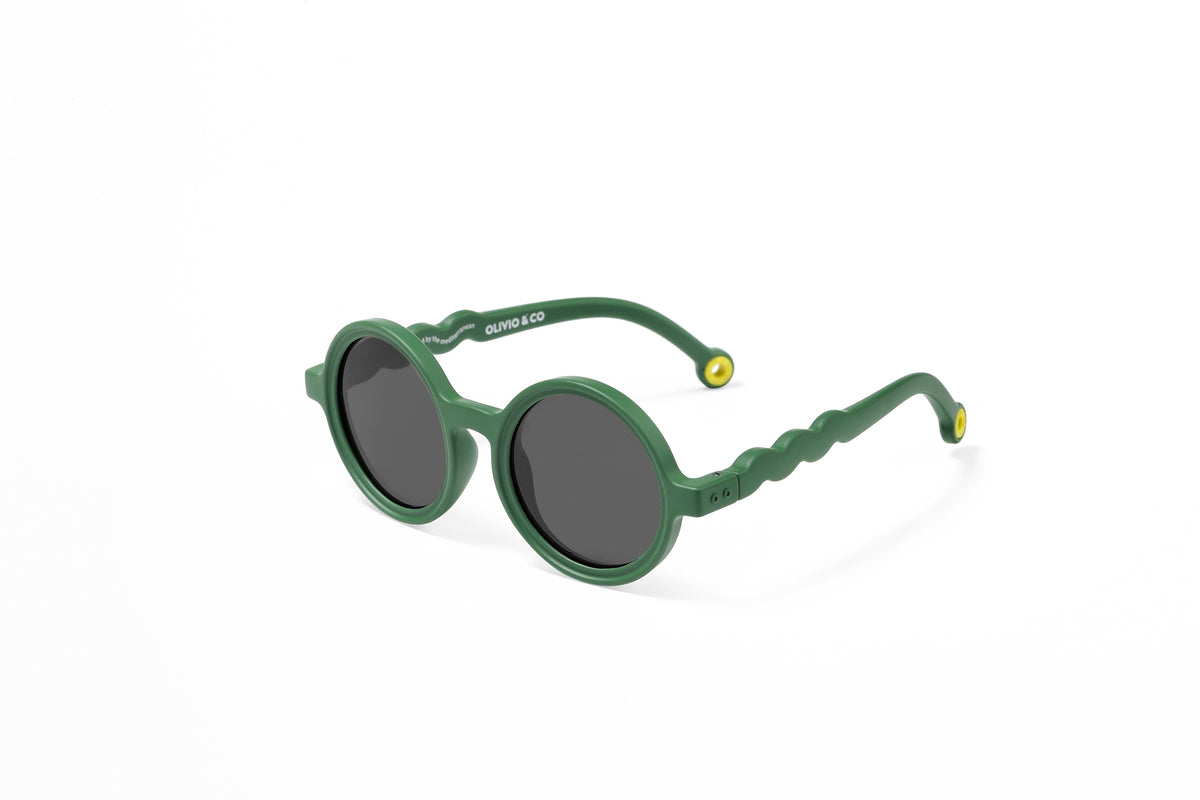 KIDS Round Sunglasses - Cactus Green
