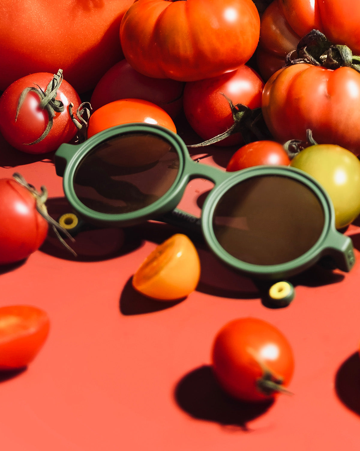 KIDS Round Sunglasses - Cactus Green