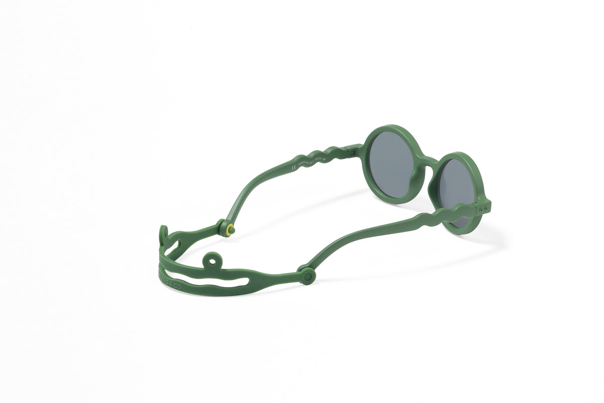 KIDS Round Sunglasses - Cactus Green